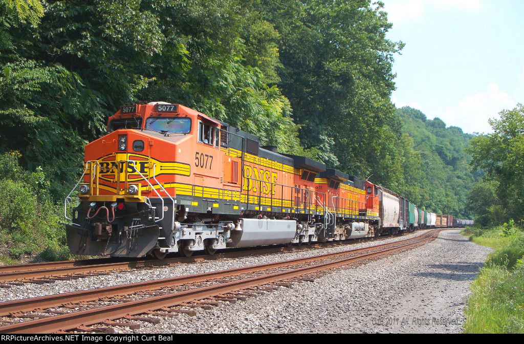 BNSF 5077 and 5411